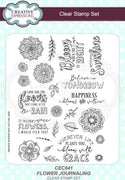 Flower Journaling A5 Clear Stamp Set