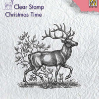 Nellie's Choice Clear Stamp Christmas Time - Reindeer