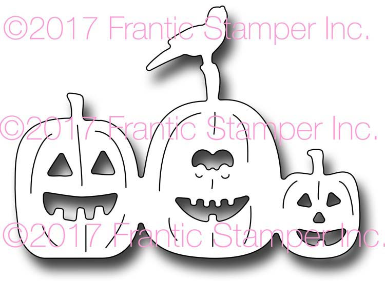Frantic Stamper Cutting Die - Spooky Jack O'Lanterns