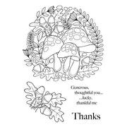 Woodware Clear Stamps - Toadstool Ring