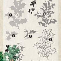 Marianne Design Layering Stamps Tiny's Holly
