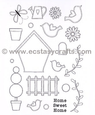 Creative Expressions - Clear Stamps - Stamp In The Garden