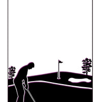 Embossing Folder - Golfing Day Size 5 x 7