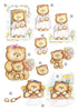 Craft UK Cute Girly Bears                          .