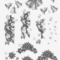 Craft UK Silver Christmas Decoupage Decorations