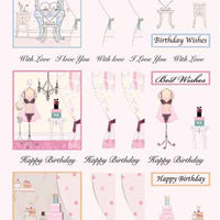 Craft UK Boutique Window Decoupage Lingerie