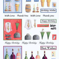 Craft UK Male Icon Window Decoupage Beer