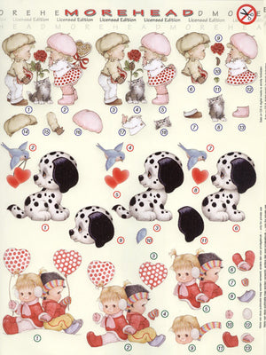 3D Precut Morehead - Kids and Puppy Dog