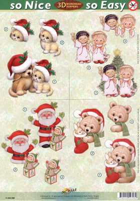 Morehead So Nice and Easy (4) - Santa and Children and Friendly Animals