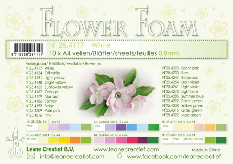 Flower Foam 10 A4 Sheets