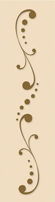 Lea'bilities Border Embossing Folder - Swirls