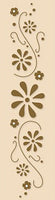 Lea'bilities Border Embossing Folder - Flower Swirls