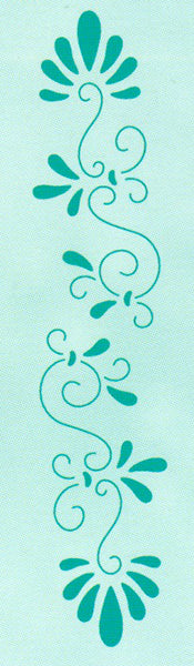 Lea'bilities Border Embossing Folder - Border curlicue