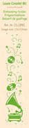 Leane Creatief BV-Border Embossing Folder Gramophone