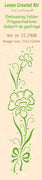 Leane Creatief BV-Border Embossing Folder Carnation