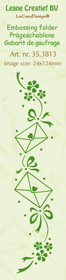 LeCrea Border embossing folder Envelopes