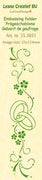 Border Embossing Folder Marriage