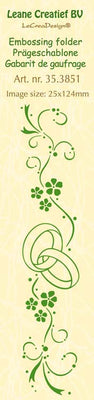 Border Embossing Folder Marriage