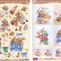 3D Precut Popcorn the Bear Presents
