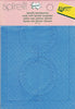 Spirelli Cards/Templates Double Circles Denim & Lilac (SP2533)