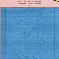 Spirelli Cards/Templates Double Circles Denim & Lilac (SP2533)