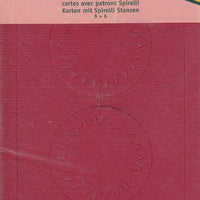 Spirelli Cards/Templates Double Circles Red & Green (SP2534)