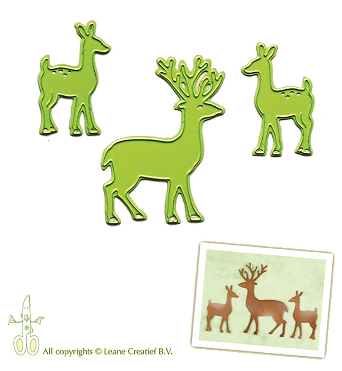 Lea'bilities Embossing and Cutting Die - Deer