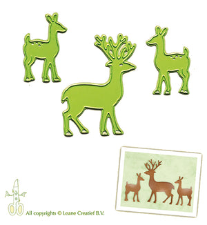 Lea'bilities Embossing and Cutting Die - Deer