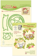 Leabilitie Die & Stamp Set - Wreath With Pets