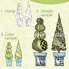 Lea'bilities Clear Stamp Conifers