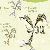 Lea'bilities Clear Stamp - Doodle Stamp - For You