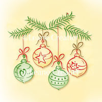 Lea'bilities Clear Stamp - Christmas ornaments small