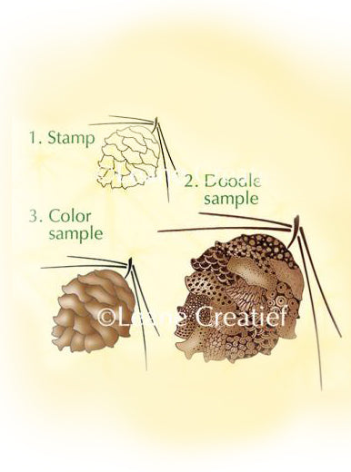 Lea'bilities Clear Stamp -  Pine cone