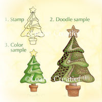 Lea'bilities Clear Stamp - Christmas tree