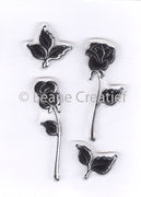 Clear stamp Roses small