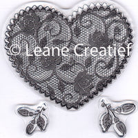 Clear stamp Lace Heart