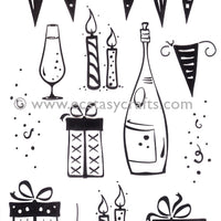 LeCrea Clear Stamp - Party