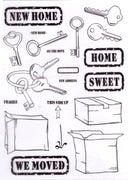 LeCrea Combi clear stamp On the move