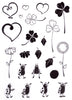 LeCrea Combi clear stamp Good Luck