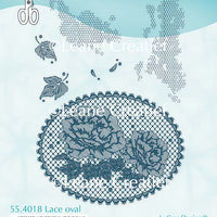 Clear Stamp Lace Oval