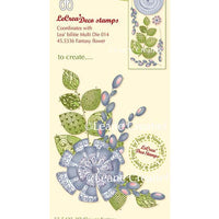 Lecreadesign Clear Stamp 3D Fantasy Flower