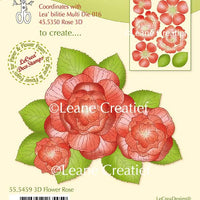 Lecreadesign Clear Stamp 3D Flower Rose