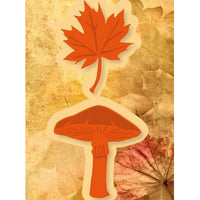 Joy! Crafts Cutting Die - mushroom and leaf