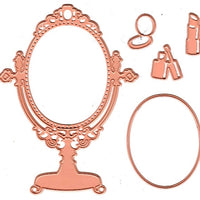 Joy! Crafts Cutting Die - vanity mirror with makeup (5pc)