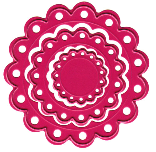 Joy! Crafts Cutting Die - Mini Scalloped Circles