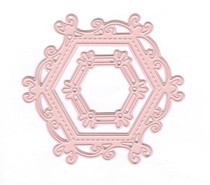 Joy! Crafts Cutting Die - Mery's Hexagonal Gracefully