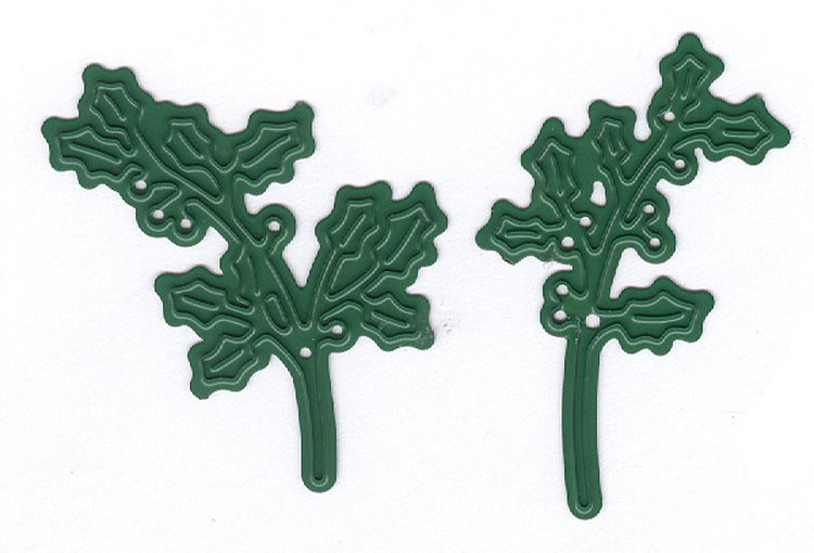 Joy! Crafts Cutting Die - Happy Holidays Holly Leaves