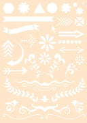 Joy! Craft Mask - Journaling Stencil #4