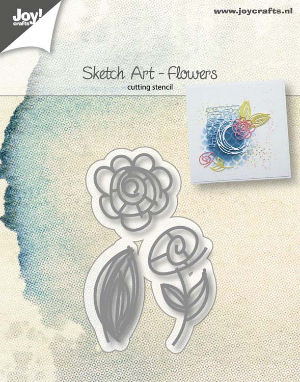 Joy! Crafts Cutting Die - Sketch Art - Flowers