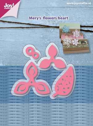 Joy! Crafts Cutting Die - Mery's Flowers heart  (4)